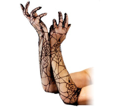 Lange Netzhandschuhe