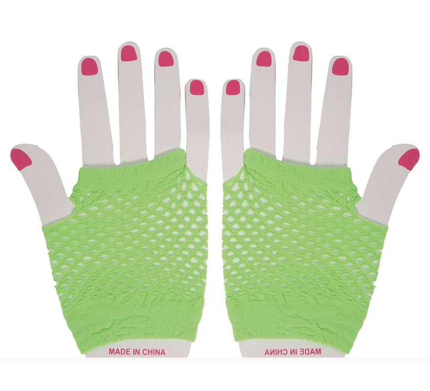Translation missing: de.Guantes Malla en varios colores Neón de 11 cm