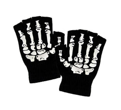 Wollskelett-Handschuhe Fäustlinge