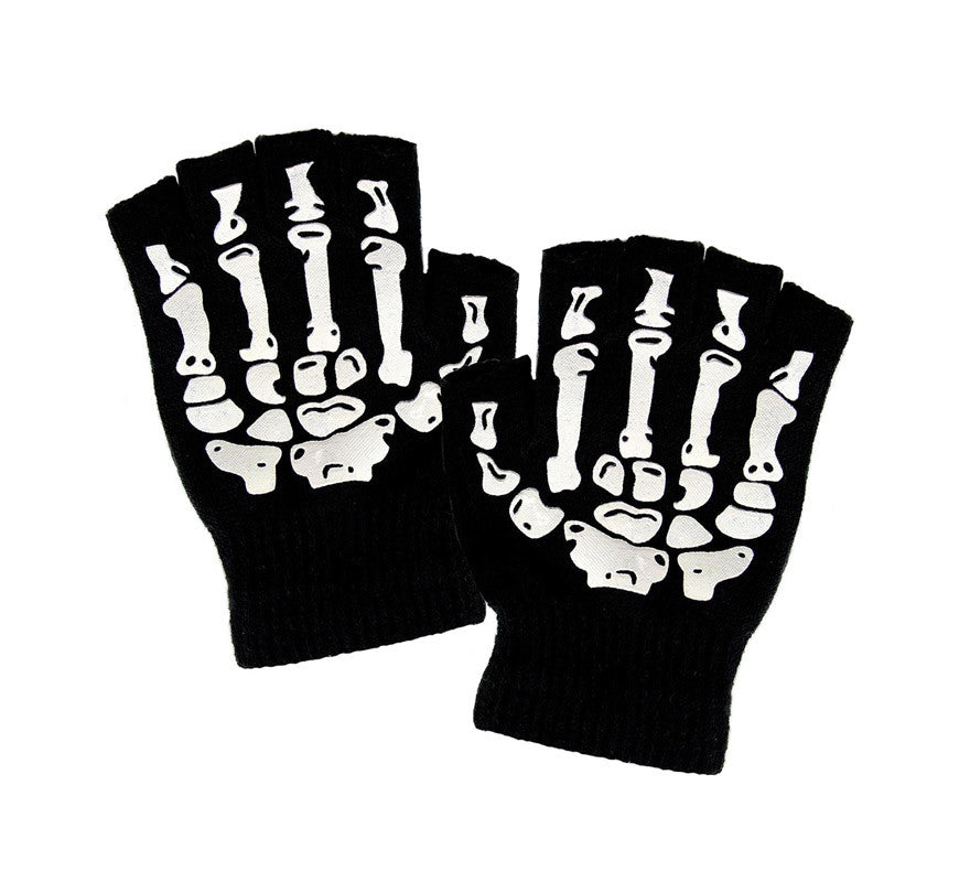 Translation missing: de.Guantes Mitones de Esqueleto de Lana