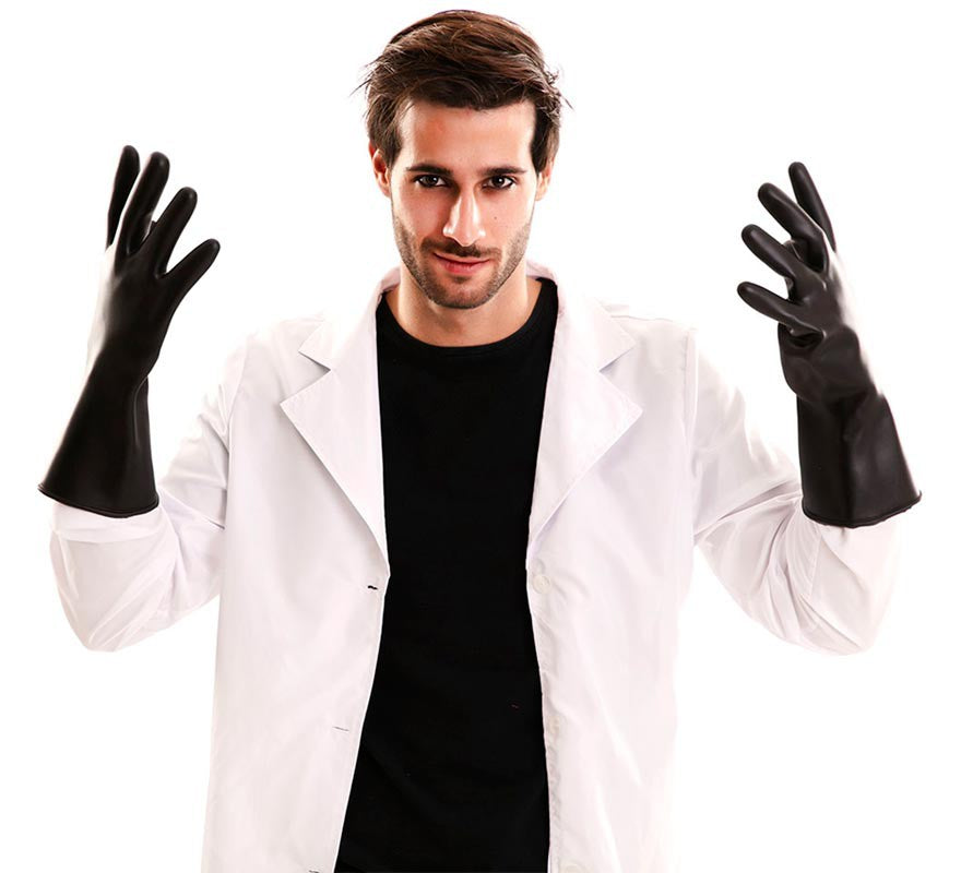 Translation missing: de.Guantes Negros Pvc de 33,5X14 cm