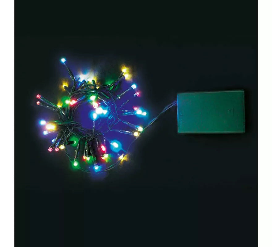 Translation missing: de.Guirnalda 96 Led Multicolor Exterior Multifunción Funciona a Pilas