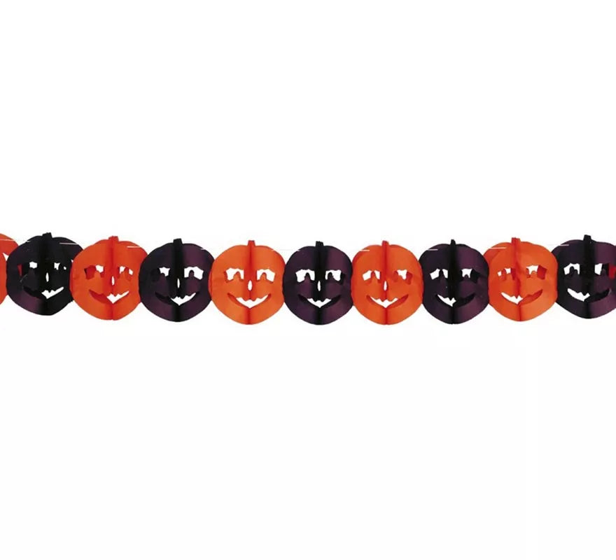 Translation missing: de.Guirnalda Calabazas de 22 x 300 cm. para Halloween