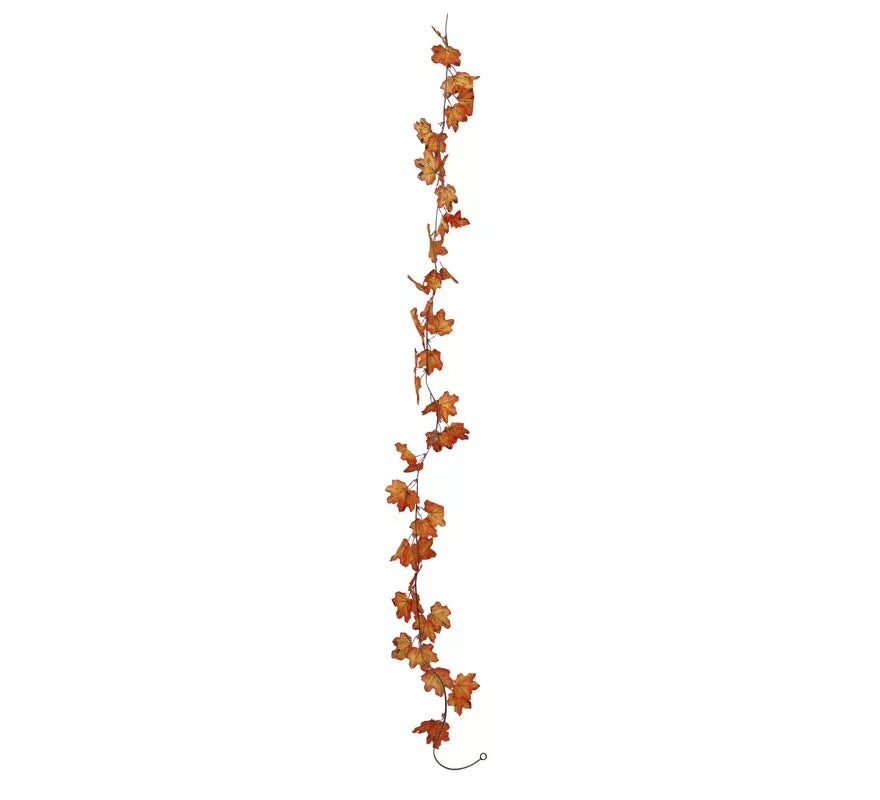 Translation missing: de.Guirnalda con Hojas Naranjas de 190 cm