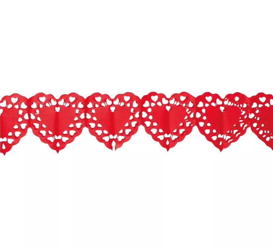Translation missing: de.Guirnalda corazones grandes 400 cm