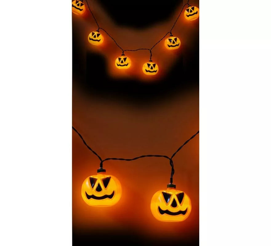 Translation missing: de.Guirnalda de 10 Calabazas iluminación LED de 150 cm