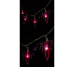 Girlande aus 10 Fledermäusen mit 150 cm LED-Beleuchtung