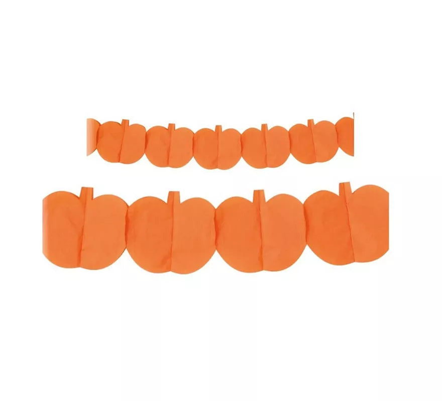 Translation missing: de.Guirnalda de Calabaza naranja Halloween de 3 m