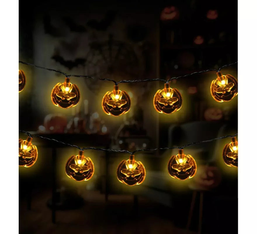 Translation missing: de.Guirnalda de Calabazas con luz de 1,20 m