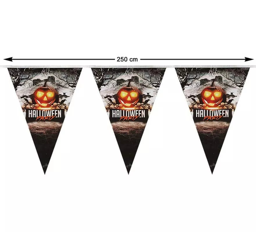 Guirnalda de Calabazas Halloween de 250 cm