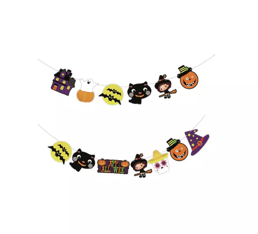 Translation missing: de.Guirnalda de Caricaturas niños Halloween de3 m