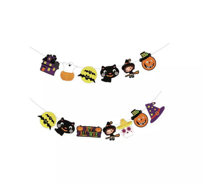 Guirnalda de Caricaturas niños Halloween de3 m
