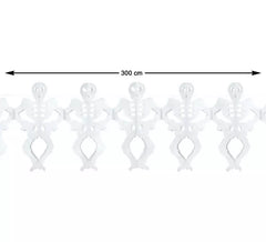 Skelettgirlande 300 cm