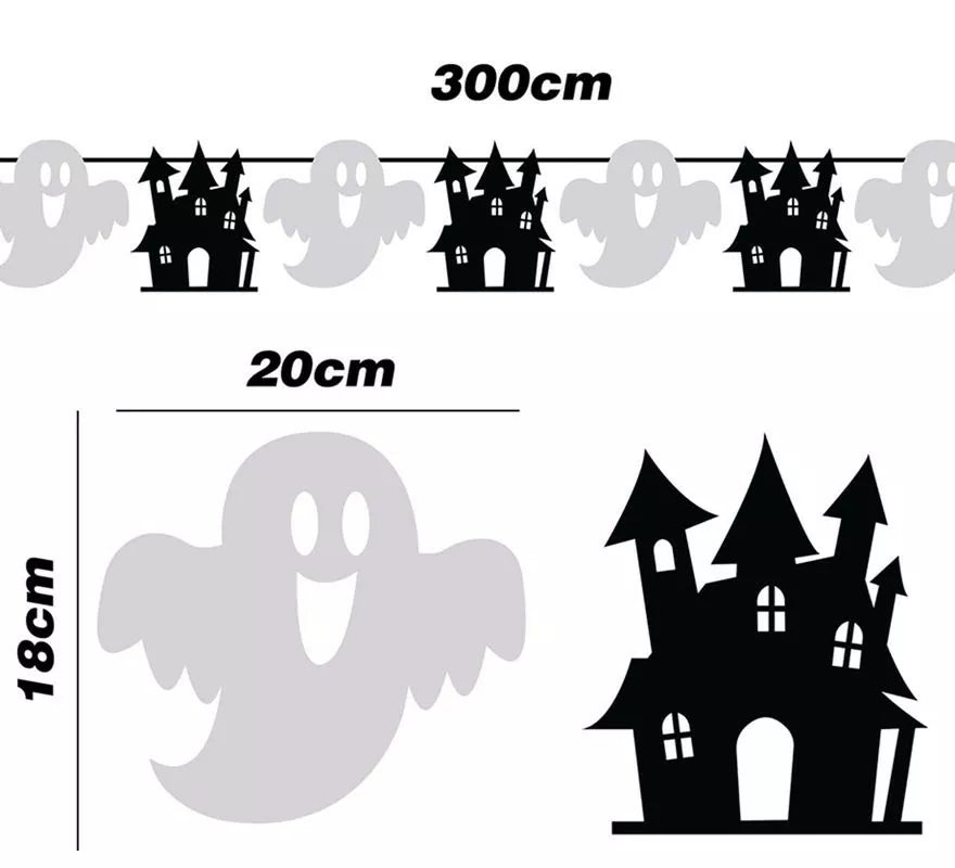 Translation missing: de.Guirnalda de Fantasmas y Castillos