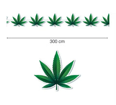 300 cm Marihuana-Girlande