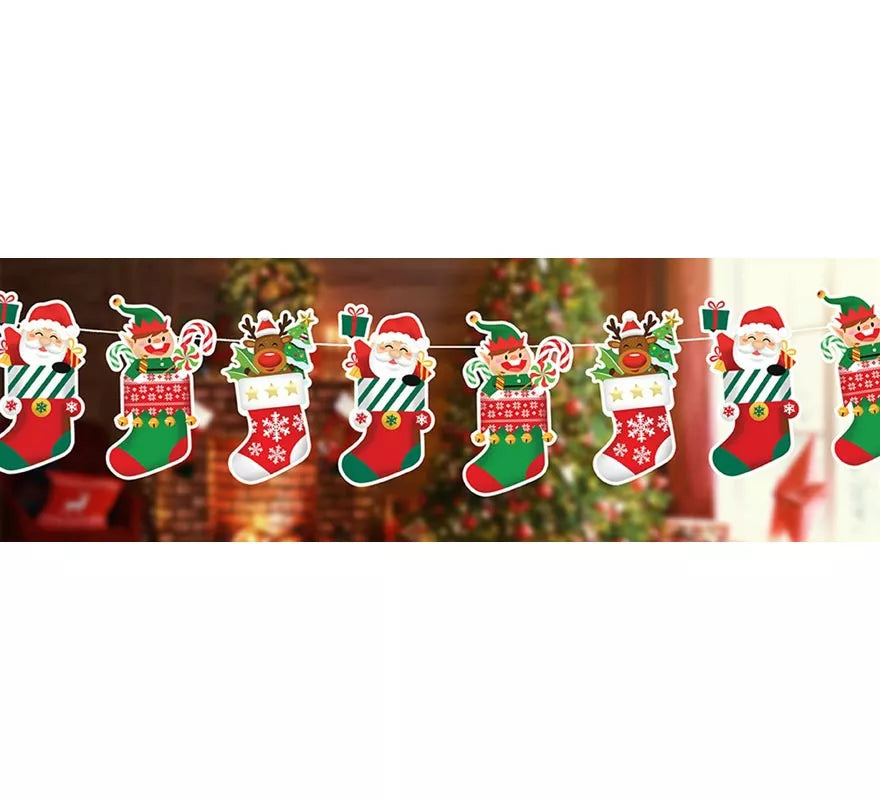 Translation missing: de.Guirnalda de Navidad de 300 cm y 16x16 cm por figura
