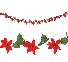 Garland kleiner Ponsetia 200 cm