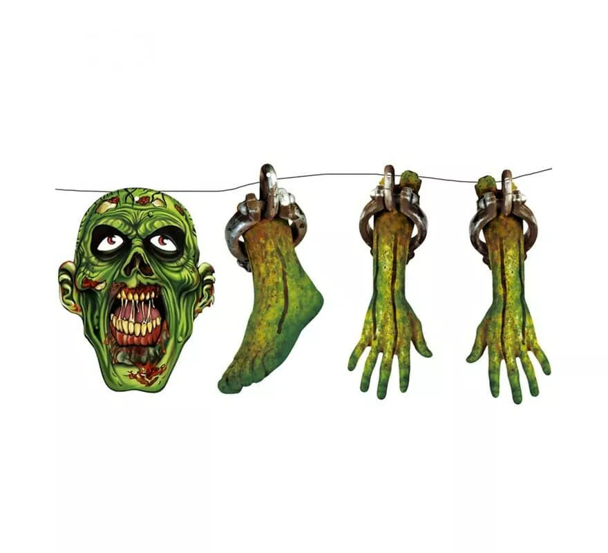 Translation missing: de.Guirnalda de Zombie 150 Cm