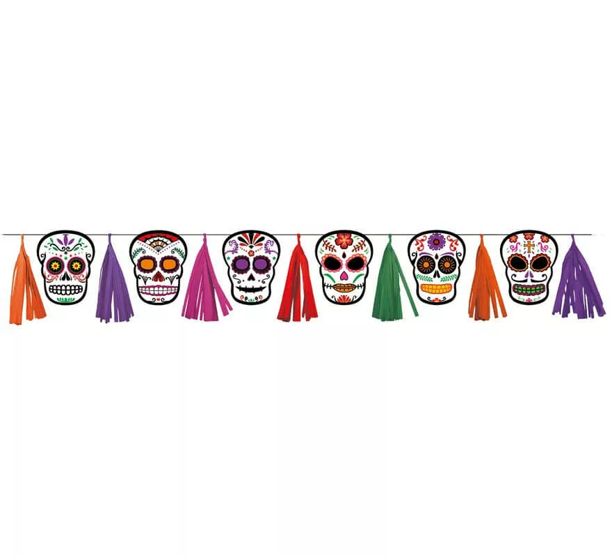Translation missing: de.Guirnalda del Día de los Muertos 25x182 cm