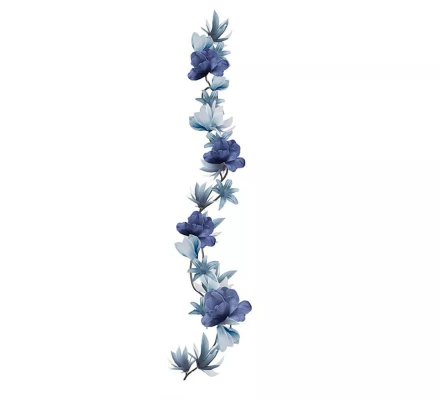 Translation missing: de.Guirnalda Flores Grises de 220 cm