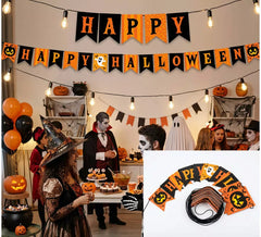 Girlande „Happy Halloween“, 300 cm, 20 x 15 cm
