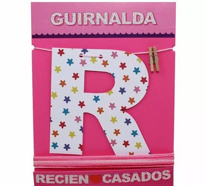 Guirnalda Recien Casados de 3m de largo