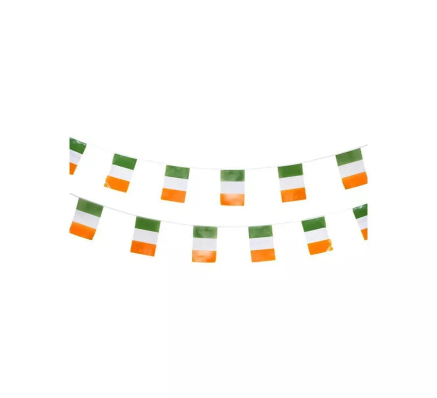 Translation missing: de.Guirnalda rectangulares del Día de San Patricio plástico de 10 mts