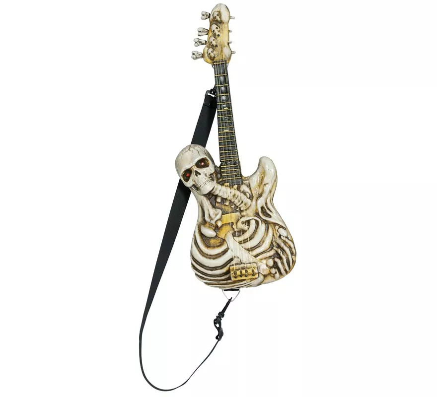 Translation missing: de.Guitarra Esqueleto con Luz y Sonido 58 cm