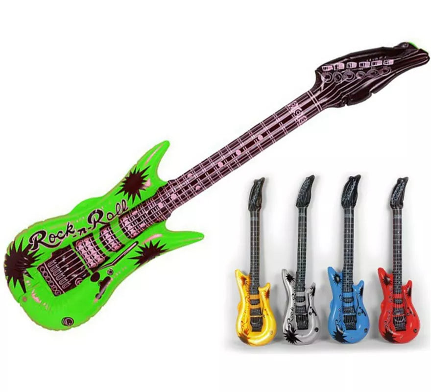 Translation missing: de.Guitarra Rock Hinchable de 90 cm en colores surtidos
