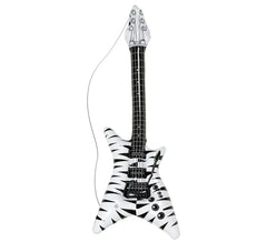 95 cm aufblasbare Rockstar -Gitarre mit Zebramuster
