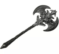 Doppelaxt mit Skeletten 50 cm