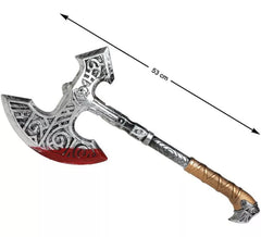 53 cm Mittelalterliche Axt mit Blut