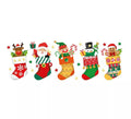 Hoja de Figuras Navideñas adhesivas para pared de 25x70 cm