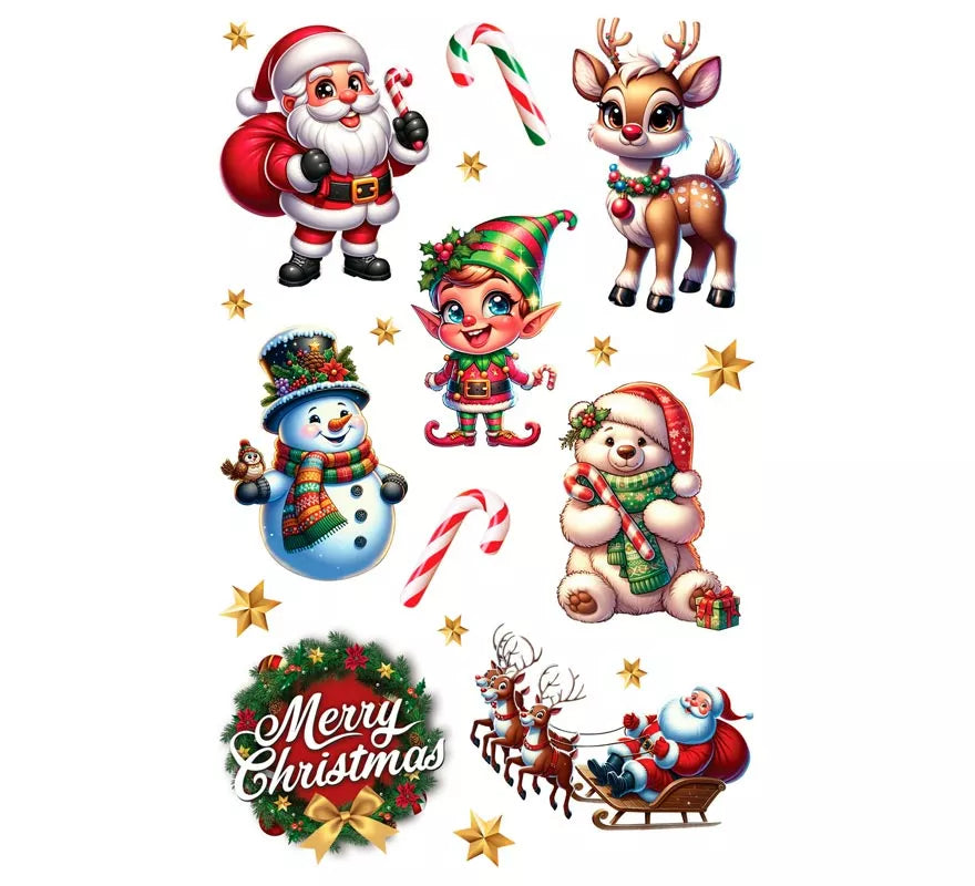 Hoja Tatuaje Navideños