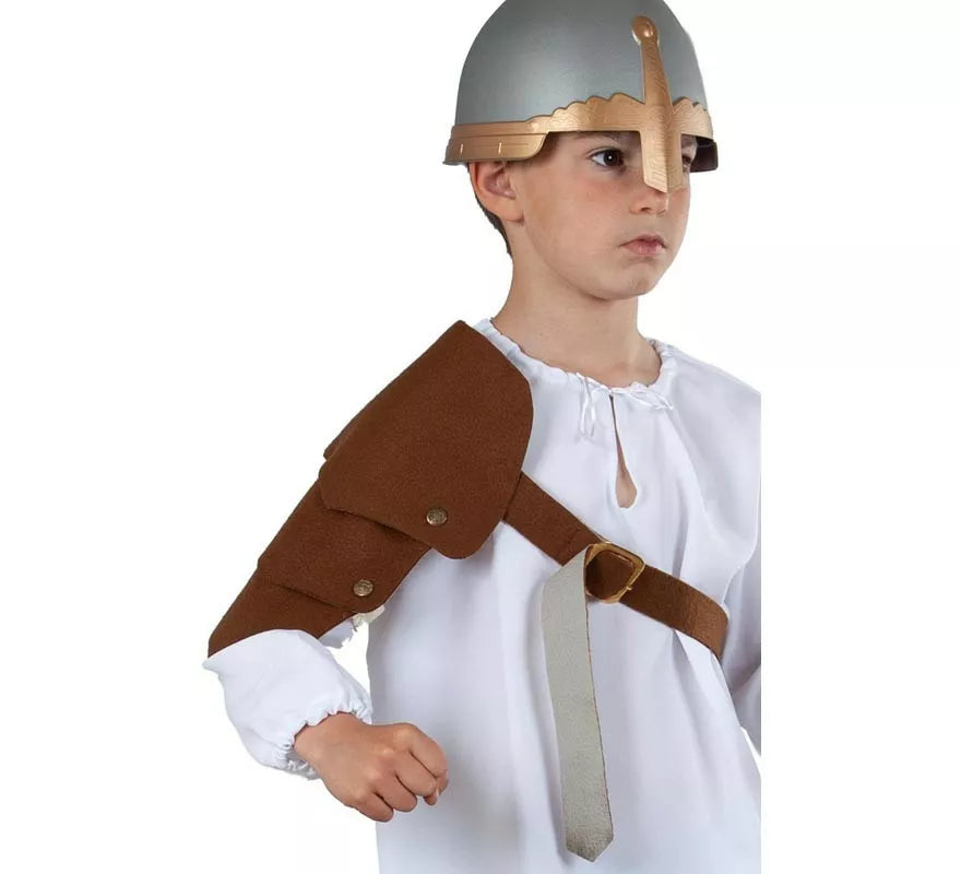 Translation missing: de.Hombrera Medieval marrón infantil