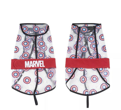 Impermeable Ajustable para Perro de Capitan America