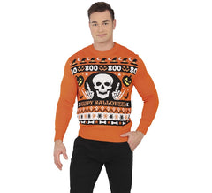 Halloween Boo Herrenpullover