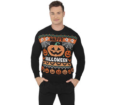 Halloween-Kürbispullover für Herren