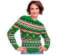 Jersey Navidad Elfo verde para mujer