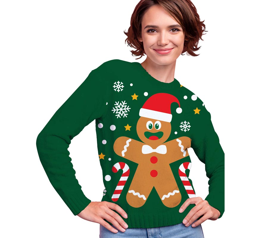 Translation missing: de.Jersey Navidad Galleta Jengibre para mujer