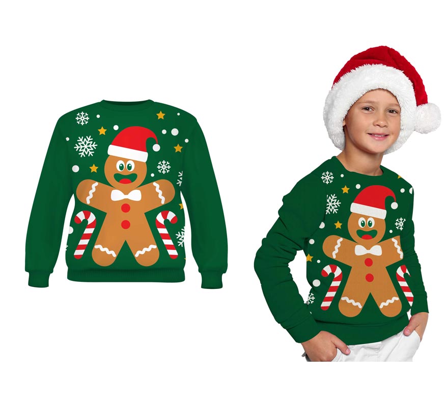 Translation missing: de.Jersey Navidad Galleta Jengibre para niños