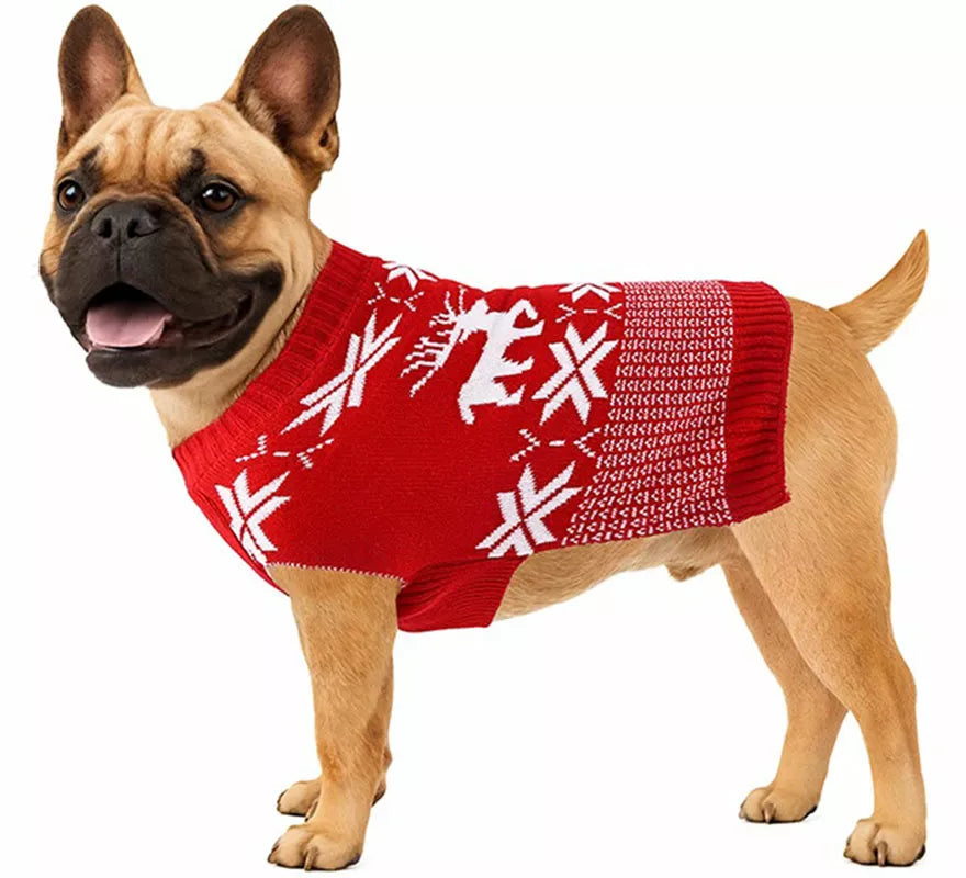 Translation missing: de.Jersey Navideño de Cenefa para perro