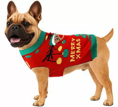 Weihnachtspullover mit Rentiermotiv für Hunde