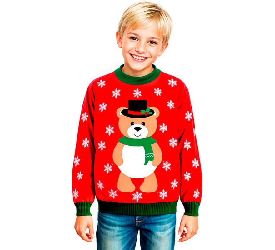 Translation missing: de.Jersey Navideño Osito para niños