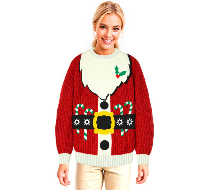 Translation missing: de.Jersey Navideño Papá Noel para adulto