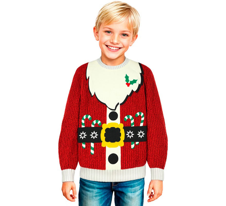 Translation missing: de.Jersey Navideño Papá Noel para niños