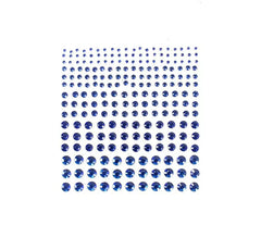 Blau glitzernde Diamant-Klebejuwelen für Erwachsene