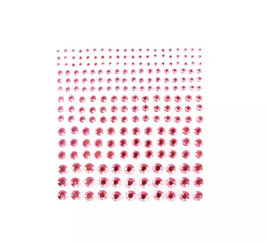 Translation missing: de.Joyas Adhesivas de Diamante brillo rosa adulto