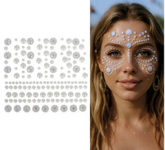 Perlen-Gesichts-Klebeschmuck