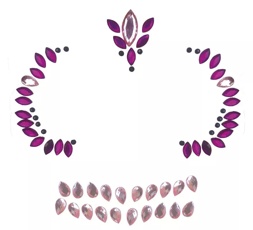 Translation missing: de.Joyas Faciales Adhesivas de Calavera Lila
